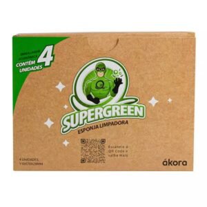 ESPONJA MAGICA SUPER GREEN AKORA 4 UN