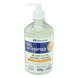 GEL ANTISSEPTICO PARA AS MAOS ALCOOL 46 INPM 500ML