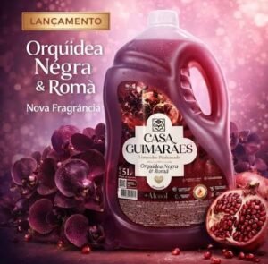 LIMPADOR PERFUMADO ORQUIDEA NEGRA E ROMA + ALCOOL 5L