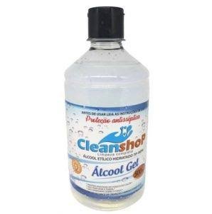 ALCOOL GEL 70% 500 ML FLIP TOP CLEAN SHOP