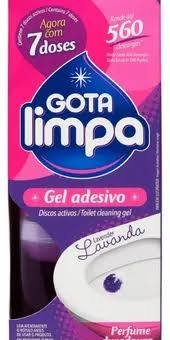 GEL ADESIVO 7X LAVANDA GOTA LIMPA
