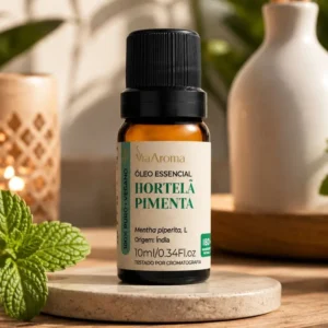 OLEO ESSENCIAL HORTELA PIMENTA 10 ML- VIA AROMA