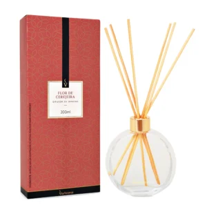 DIFUSOR DE VARETAS 200ML CLASSICA FLOR DE CEREJEIRA VIA AROMA